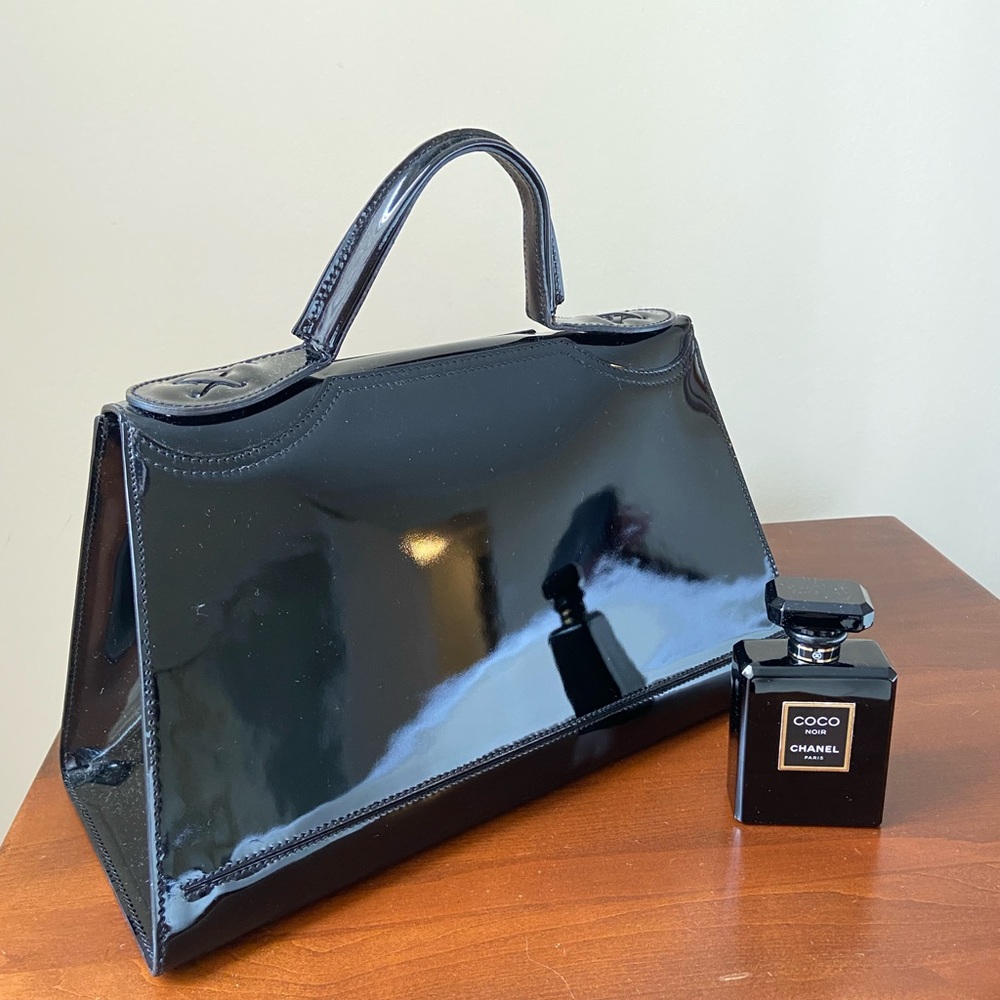 Fendi Black Patent Handbag